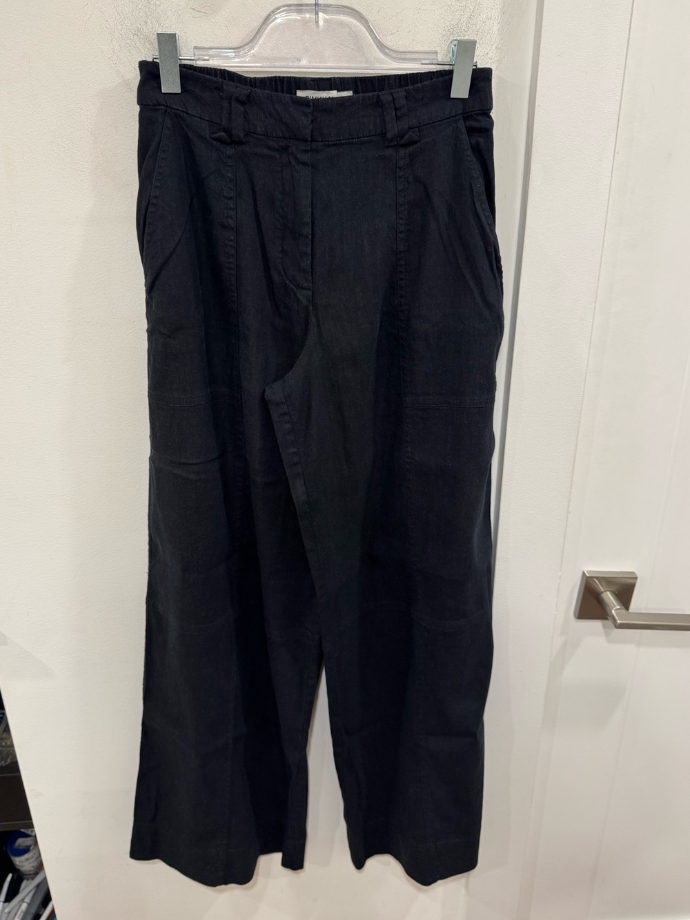 Simkhai Black Wide-Leg Pants